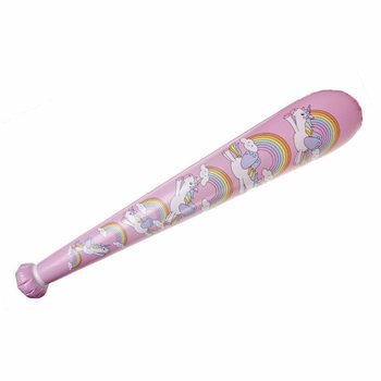 대형 유니콘 공기 주입식 방망이 - 85cm - 믹스 컬러 (12개입)
