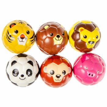 동물 얼굴 폼볼 &Oslash; 6.3cm 디스플레이 박스 (24개입)