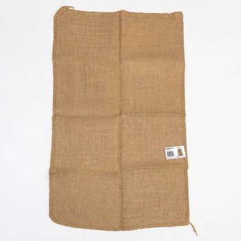 대형 신터클라스 황마 자루 - 문구 인쇄: WIE ZOET IS KRIJGT LEKKERS - 약 60 x 100 cm (1개)
