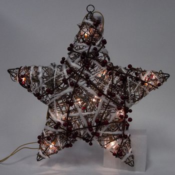 대형 LED 크리스마스 별 장식 45 CM (2개입)