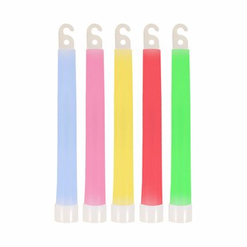 야광봉 GLOW STICK - 15CM 목걸이 줄 포함 - 믹스 컬러 (25개입)