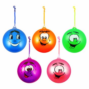 스마일리 페이스 탄성 끈 번지볼 Ø 23 cm (24개입)