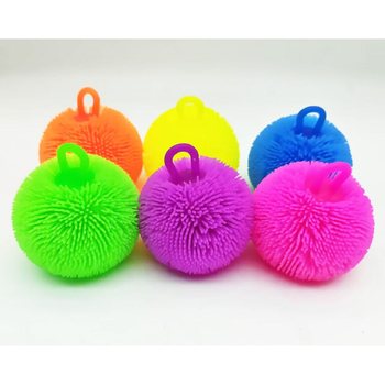 선명한 색상의 퍼퍼볼 - 8CM - 디스플레이 박스 (12개입)
