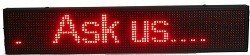 차량용 LED 전광판 12V - 대형 흐르는 텍스트 광고판