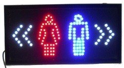 LED 화장실 안내판 - TOILET 전광판