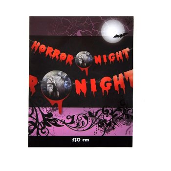 "HORROR NIGHT" 레터 가랜드 130 CM (2개입)
