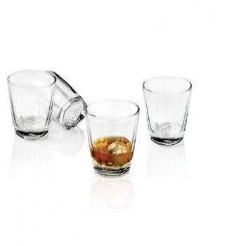 NUANCE - AROSSE 투명 유리컵 250ml, 4개 세트