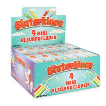 신터클라스 (Sinterklaas) 색연필 4종 세트 디스플레이 (120세트)