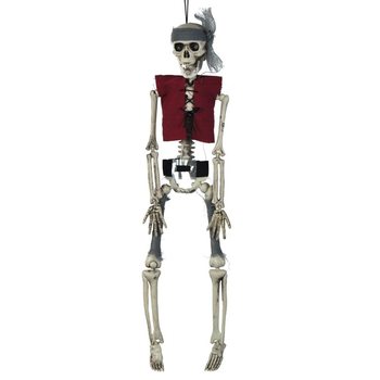 매달리는 해적 해골 모형 40cm (6개입) - 할로윈 장식 도매