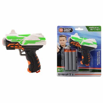 Tack Pro Swift I 장난감 총과 6개의 소프트 다트 - 11 cm