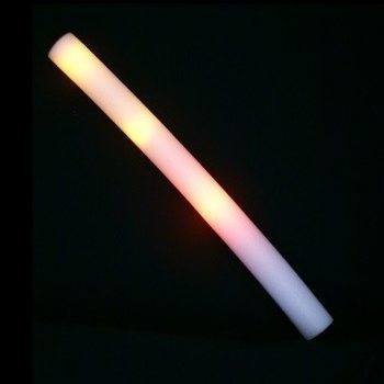 LED 단색 폼 야광봉 - 파티 스ティック - 오렌지 (24개입)