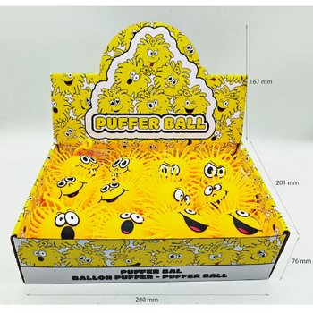 감정 표정 퍼퍼볼 - 10CM - 디스플레이 포함 (12개입)
