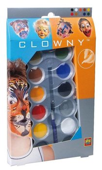 SES Clowny 수성 페이스 페인팅 세트 (10색) (1개)