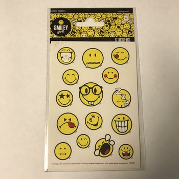 스티커 시트: 스마일리, 크기 16 x 9 cm (10개)