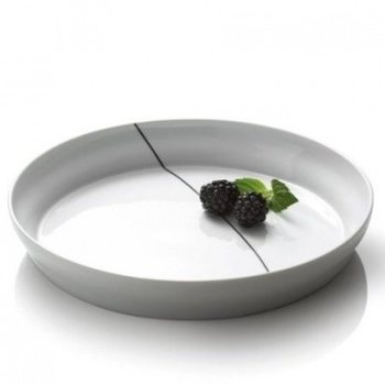 MENU - 블랙 컨투어 키쉬 접시 26 CM (1개)