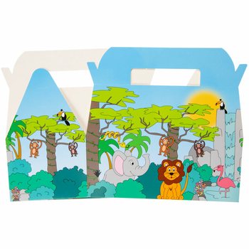 정글 메뉴 박스 - 22.5 x 12 x 9.5 Cm (24개입)