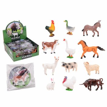 ANIMAL WORLD - 농장 동물 디스플레이 세트 (36개입)