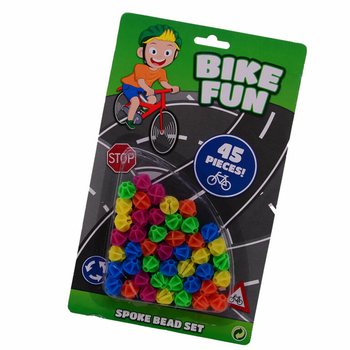 BIKE FUN - 자전거 바퀴 살 구슬 45개 카드 포장 (1개입)