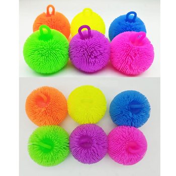 선명한 색상의 퍼퍼볼 - 8CM - 디스플레이 박스 (12개입)