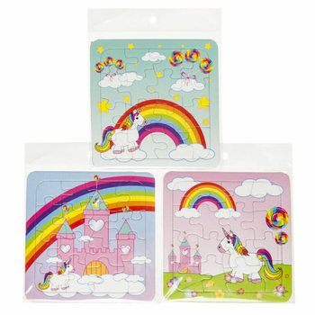 MIX 유니콘 퍼즐 - 14 x 14 cm (50개입)