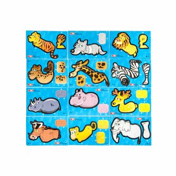 3D 야생 동물 폼 퍼즐 (48개입)