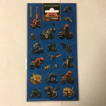 스티커: DINOTRUX, 크기 20 x 10 cm (10개입)
