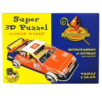 슈퍼 3D 입체 퍼즐 "WORLD RALLY" (6개입)