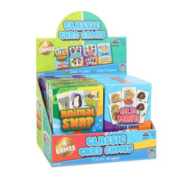 클래식 카드 게임 4종 혼합 디스플레이 (12개입)