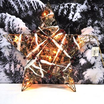 대형 LED 크리스마스 별 장식 45 CM (2개입)