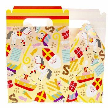 신터클라스 (Sinterklaas) 메뉴 박스 / 선물 상자 14x10x17 cm (12개입)