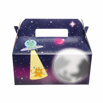 어린이 세트 식판 메뉴 박스 우주 / Space - 22.5 x 12 x 9.5 cm (24개입)