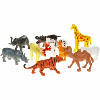 야생 동물 피규어 세트 (12개입)