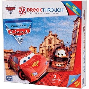 메가퍼즐 브레이크스루 3D 카 2 (Cars 2) - 50671AEG