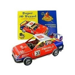 슈퍼 3D 입체 퍼즐 "WORLD RALLY" (6개입)