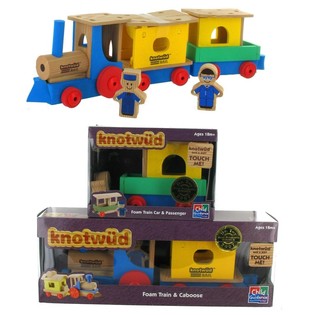 KNOTWUD 폼 기차 + 추가 와곤 세트