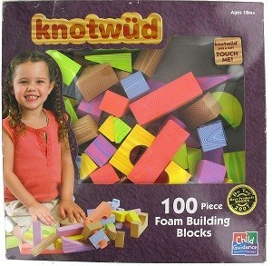 KNOTWUD 100 EVA 폼 블록 소프트 쌓기 놀이 (4세트입)