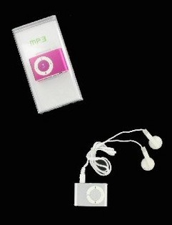 이어폰 포함 MP3 플레이어 - 4GB (랜덤 색상)