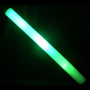 LED LED 거품 발광봉 - 그린 단색 파티 스ティック - 45 cm (17개입)