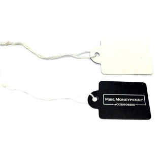 "Miss Moneypenny" 쥬얼리 라벨 끈 포함 3x2.5cm (100개)