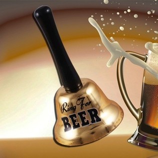 선물 포장 "Ring for a Beer" 호출 벨 (2개입)