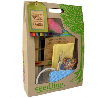 SEEDLING 크리에이티브 키트 - 재생 종이로 나만의 축하 카드 만들기