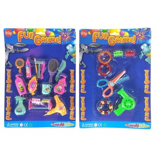Fun Galore 여아용 완구 놀이 세트 카드 포장 30cm (12개입)