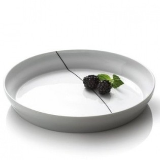 MENU - 블랙 컨투어 키쉬 접시 26 CM (1개)