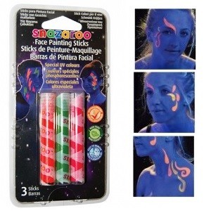 SNAZAROO - 스페셜 UV 페이스 페인트 (6개입)