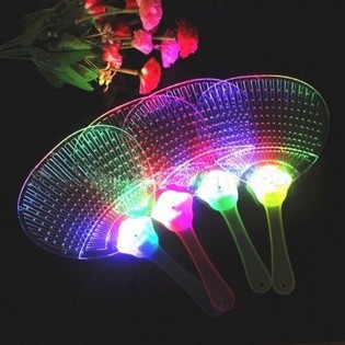 LED 야광 부채 디스플레이 포함 (12개입)
