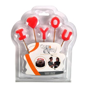 I LOVE YOU 양초 블리스터 카드 (12개입)