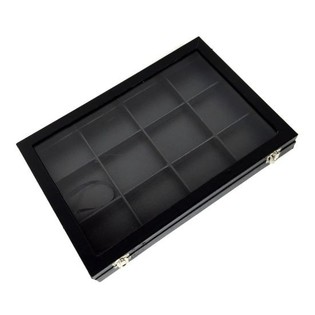 12칸 블랙 비즈 디스플레이 + 뚜껑