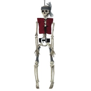 매달리는 해적 해골 모형 40cm (6개입) - 할로윈 장식 도매