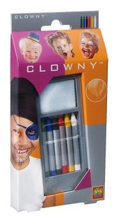 SES Clowny 페이스 페인팅 크레용 (6색) (1개입)