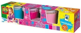 SES 핑거 페인트 걸리, 페인트 세트 4x150ml (1개)